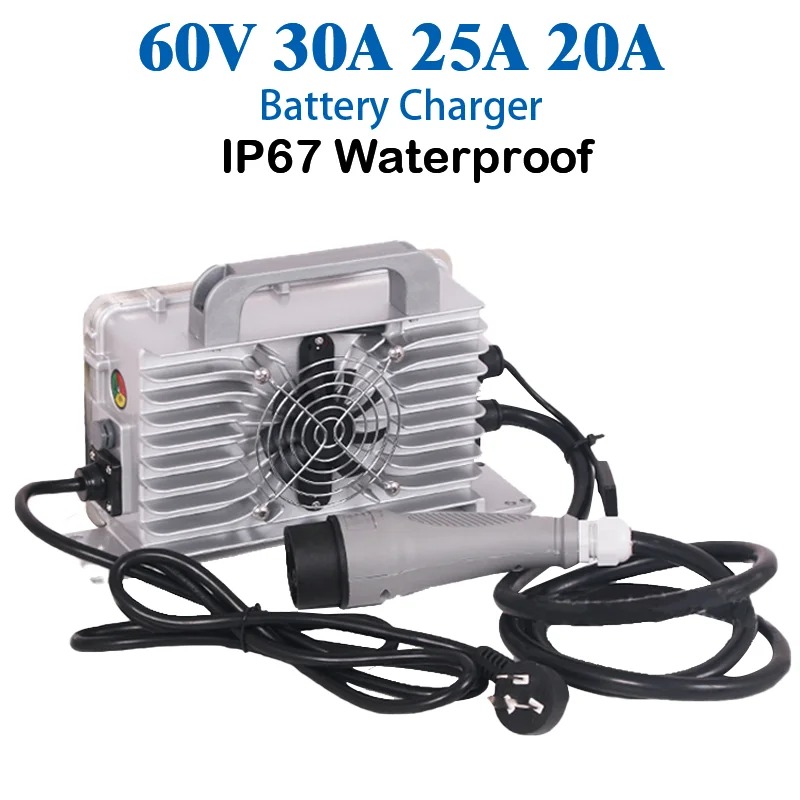 72V 30A 25A 20A IP67 Waterproo - 84V 20A Smart Charger ulasan dan harga