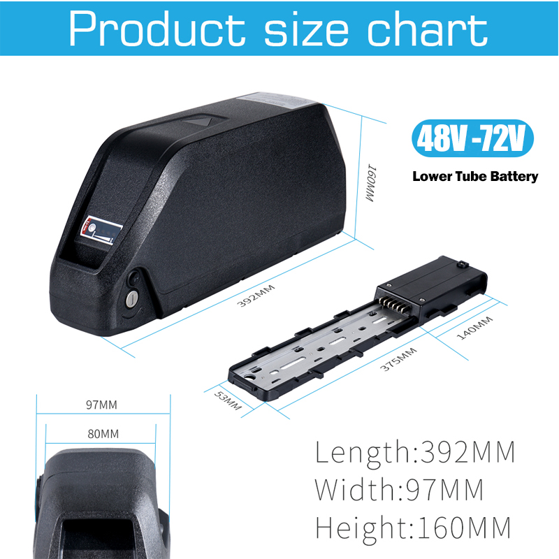 48v 52v 25ah 30ah 40ah 50ah 60 - 72V 50Ah 21700 Lithium Battery ulasan dan harga