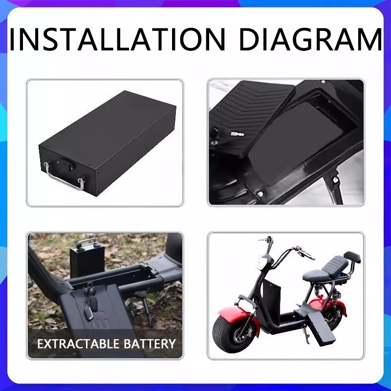 New 60V 30Ah 40Ah 10Ah Electri - 60V 50Ah Electric Scooter Battery ulasan dan harga