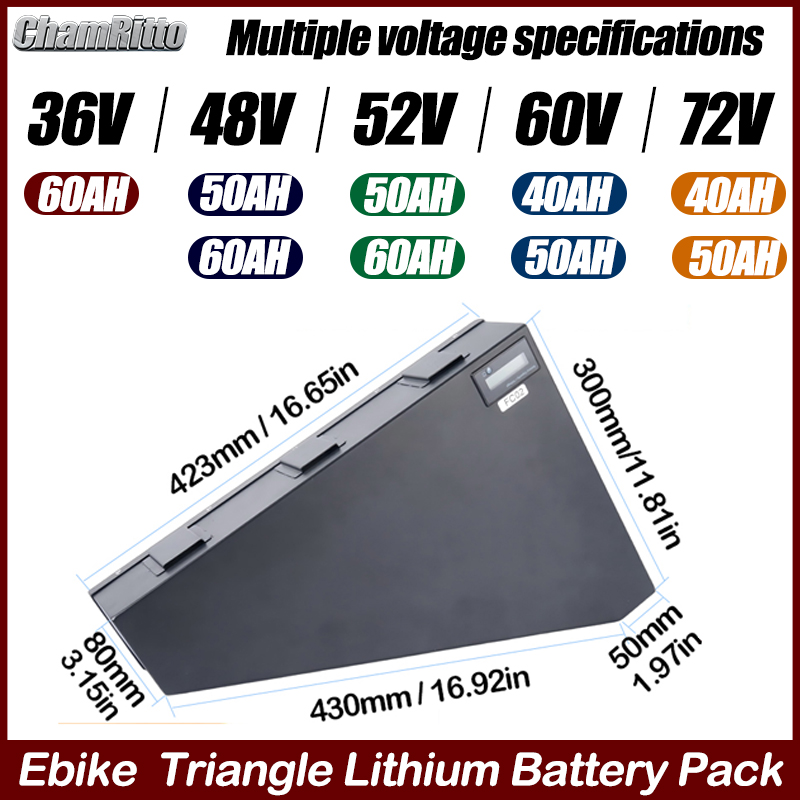Electric Bicycle 60v72v 3000w  - 72V 50Ah 21700 Lithium Battery ulasan dan harga